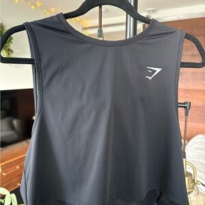 Gymshark Black Women's Cropped Tanktop